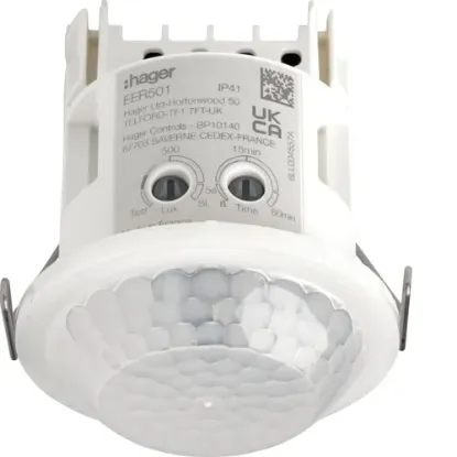 HAGER ELECTRO MOVEMENT DETECTOR 360 FLUSH MOUNTED resmi