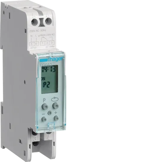 HAGER ELECTRO TİMER 1 MODÜL 24 SAAT resmi