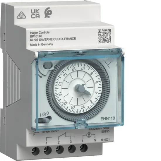 HAGER METAL TIME SWITCH DAILY CYCLE resmi