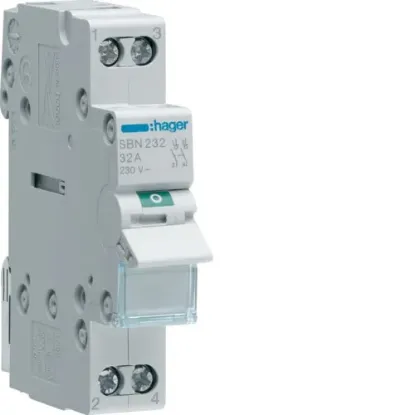 HAGER ELECTRO 2X32A ISOLATOR resmi