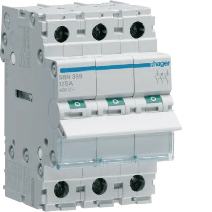 HAGER ELECTRO 3X125A ISOLATOR resmi