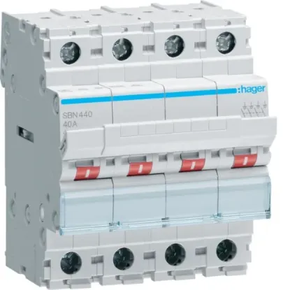 HAGER ELECTRO 4X40A ISOLATOR resmi