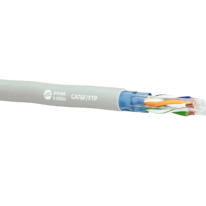 Emek Cat 6 F/UTP PE 24AWG Dış Mekan Ethernet Kablosu resmi