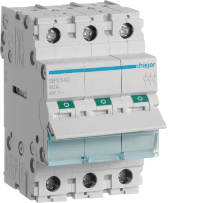 3x40A Isolator resmi